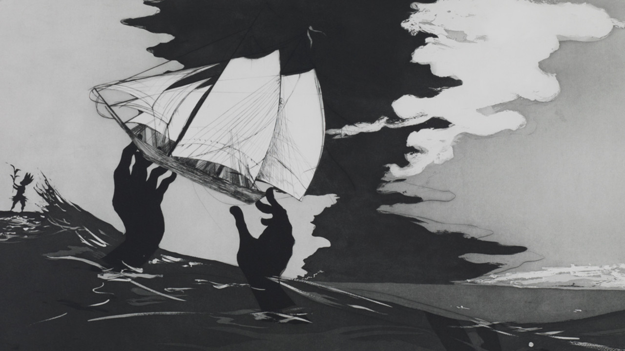 Kara Walker Hon RA, no world, from An Unpeopled Land in Uncharted Waters