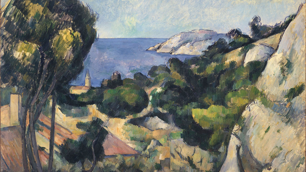 Paul Cézanne, L'Estaque (detail)