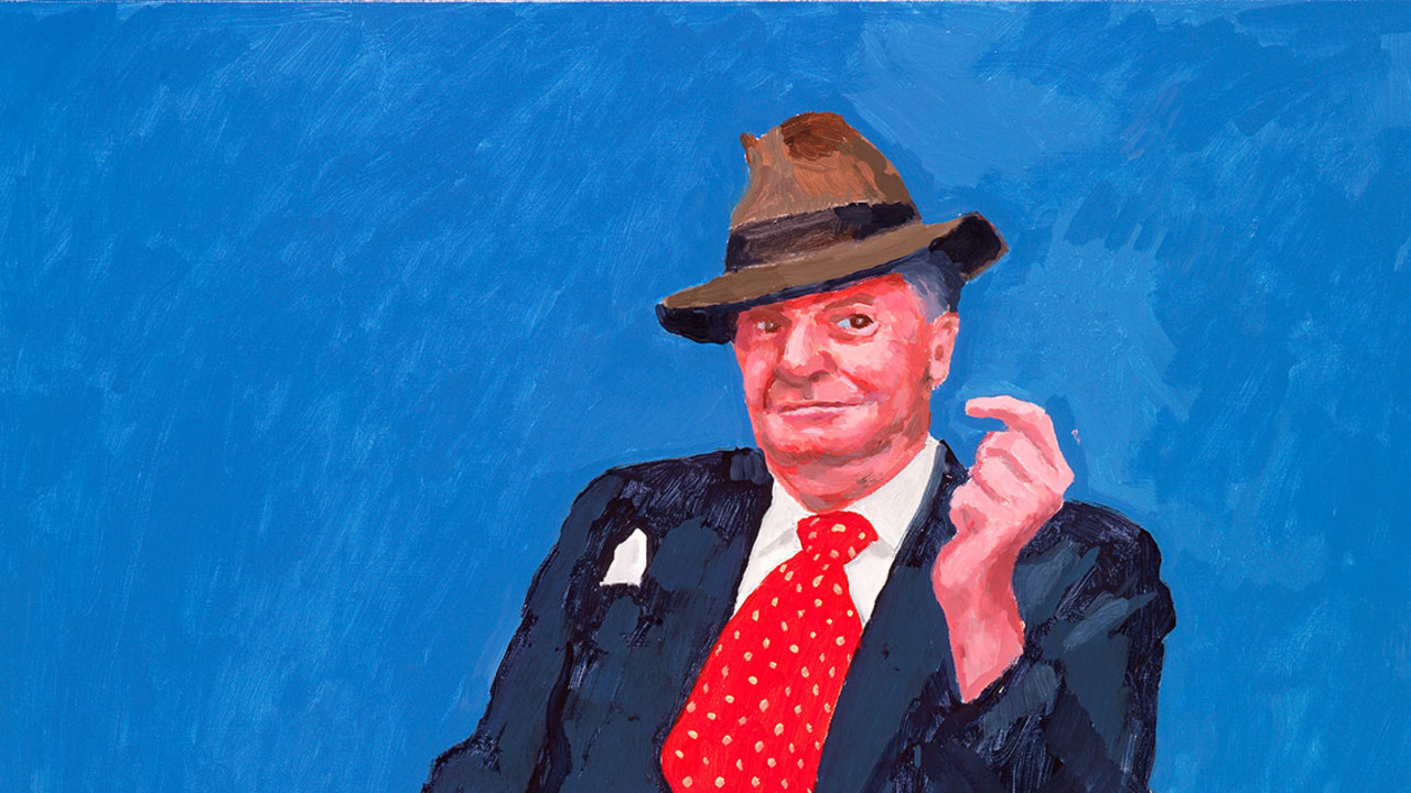 David Hockney RA, Barry Humphries, 26th, 27th, 28th March (detail)