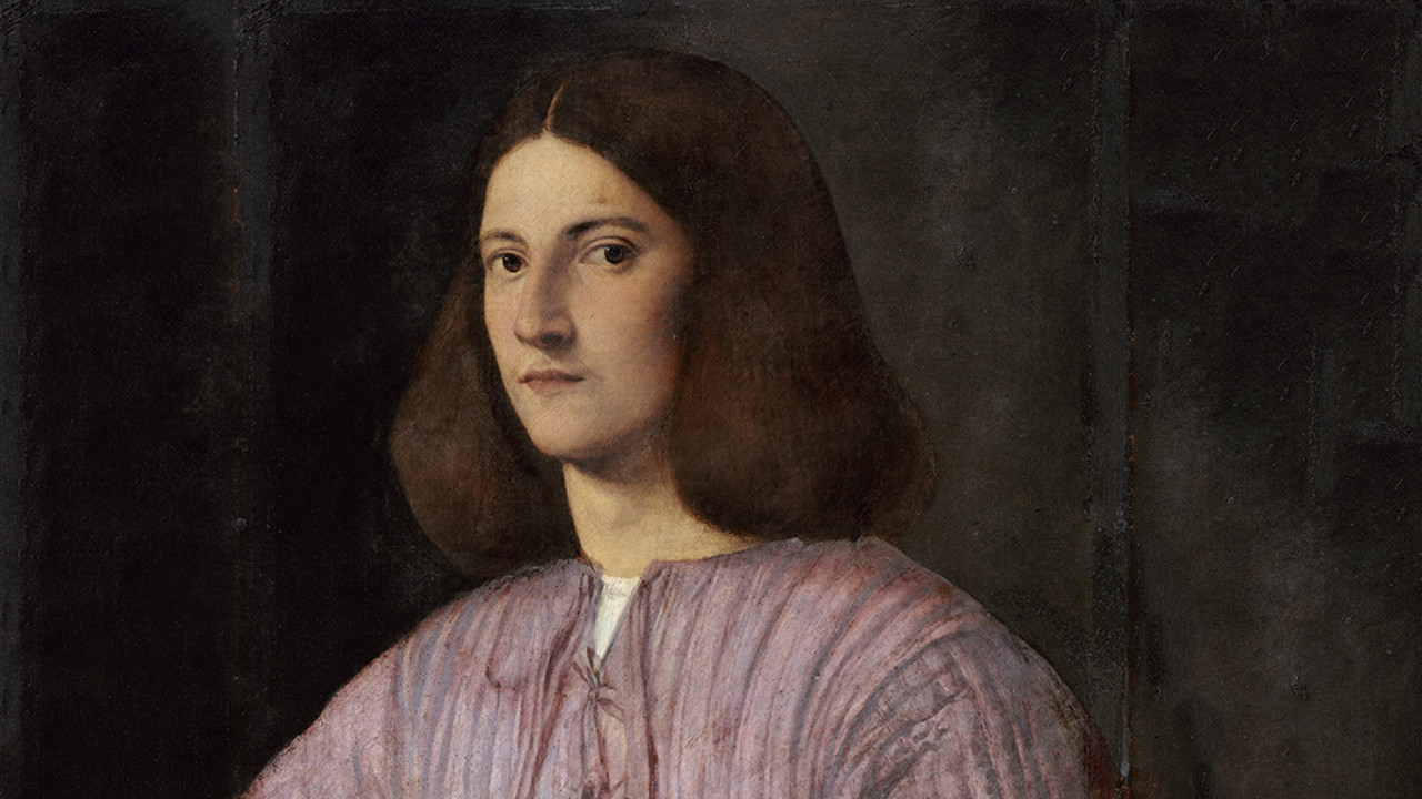Giorgione, Portrait of a Young Man ('Giustiniani Portrait') (detail)