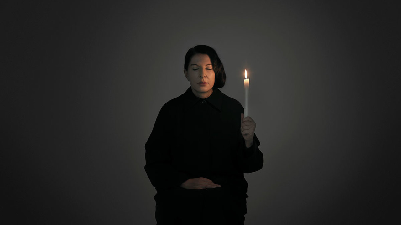 Marina Abramović, ‘Artist Portrait with a Candle (A)’, from the series With Eyes Closed I See Happiness (detail)