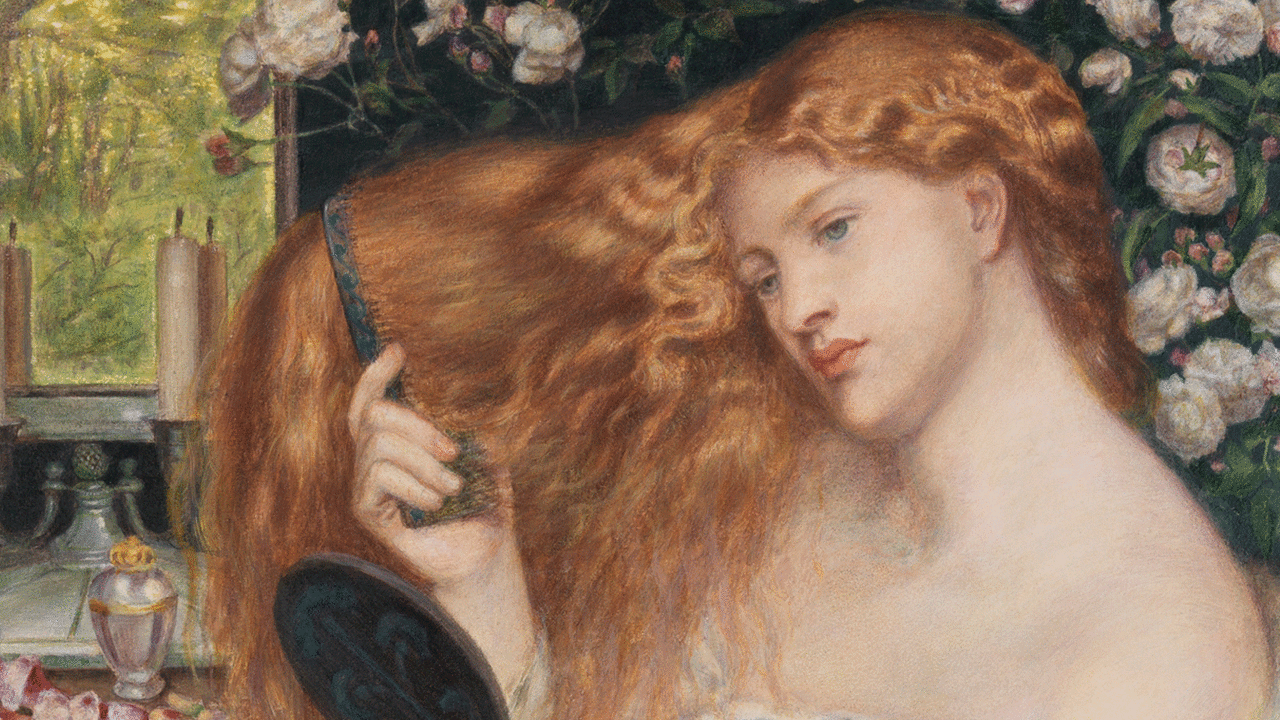 Dante Gabriel Rossetti, Lady Lilith (detail)