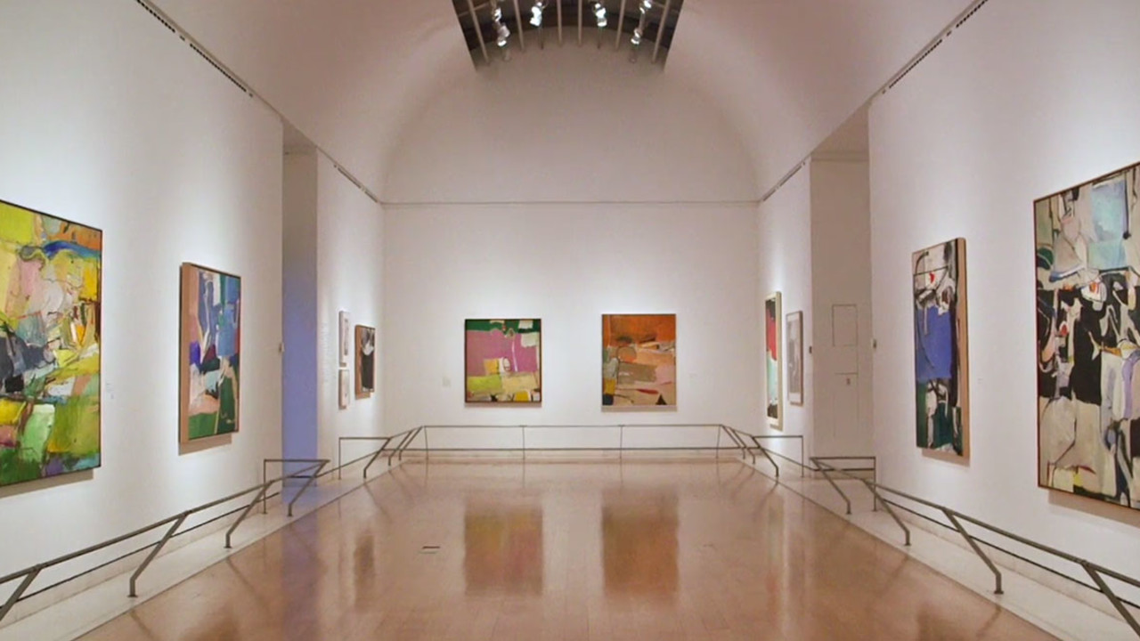 Installation view of 'Richard Diebenkorn' 