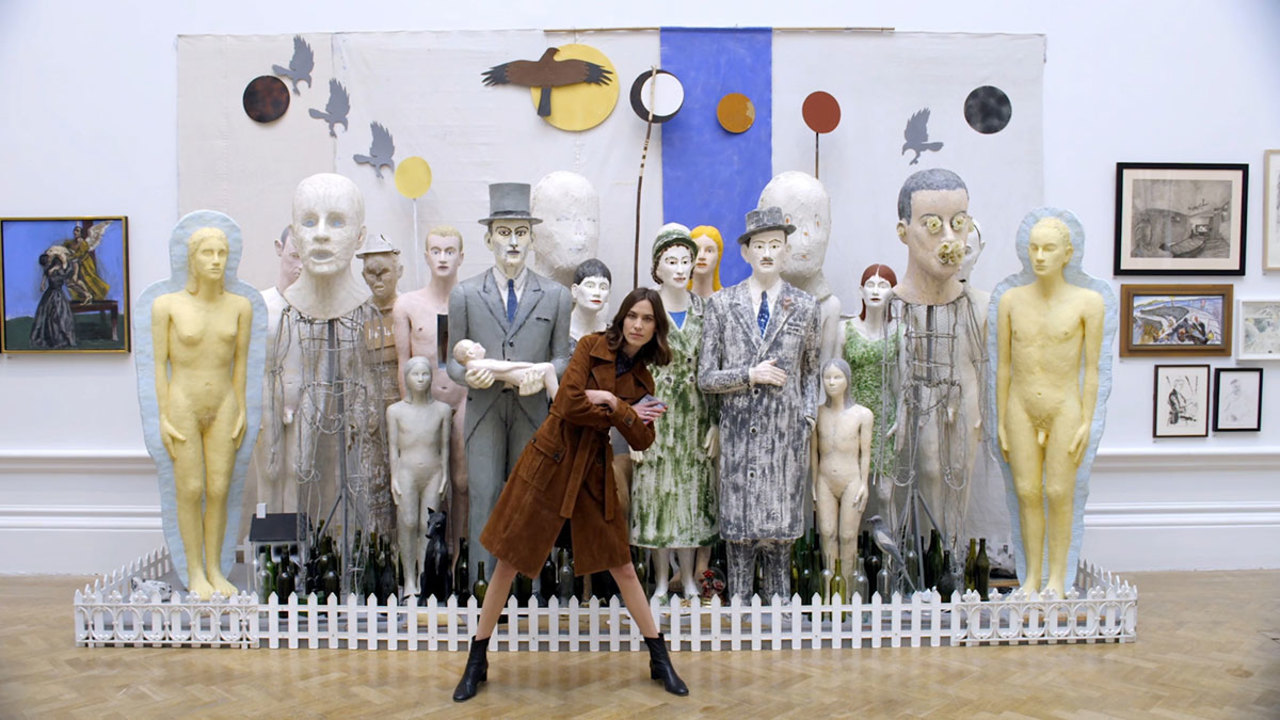 Alexa Chung in the Summer Exhibition 2019