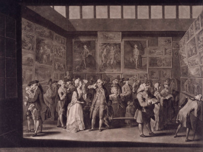 Richard Earlom, The Exhibition at the Royal Academy in Pall Mall in 1771