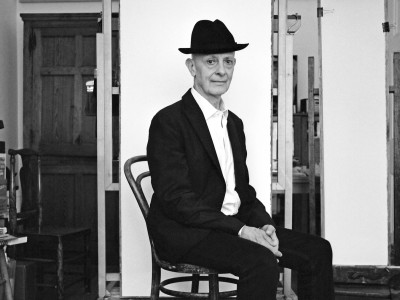 David Remfry RA in his Kensington studio, photographed by Anne-Katrin Purkiss