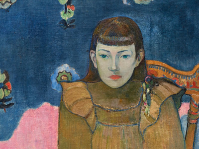 Paul Gauguin, Portrait of a Young Girl (Vaïte ‘Jeanne’ Goupil) (detail)