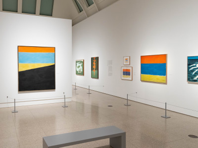 Installation view of the 'Milton Avery: American Colourist' exhibition at the Royal Academy of Arts, London (15 July - 16 October 2022).