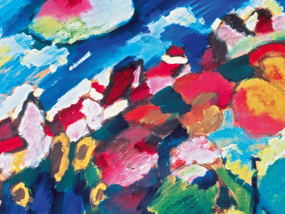 Wassily Kandinsky, Murnau The Garden II (detail)