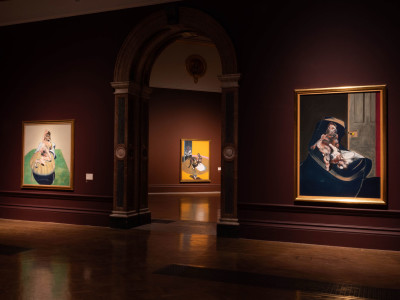 Installation view of the ‘Francis Bacon: Man and Beast’ exhibition at the Royal Academy of Arts, London (29 January – 17 April 2022)