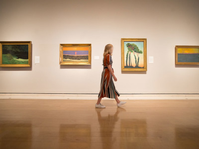 Installation view of the ‘Félix Vallotton: Painter of Disquiet’ exhibition at the Royal Academy of Arts, London (30 June - 29 September 2019). 
