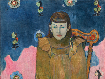 Paul Gauguin, Portrait of a Young Girl (Vaïte ‘Jeanne’ Goupil) (detail)