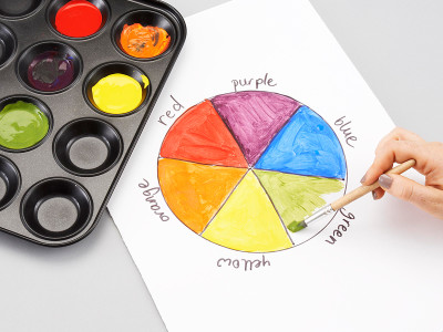 Family how-to: make a colour wheel 8