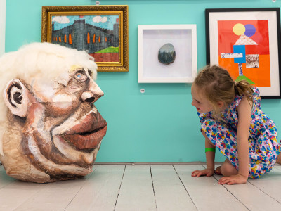 Gallery view of the Young Artists’ Summer Show 2022 at the Royal Academy of Arts, London