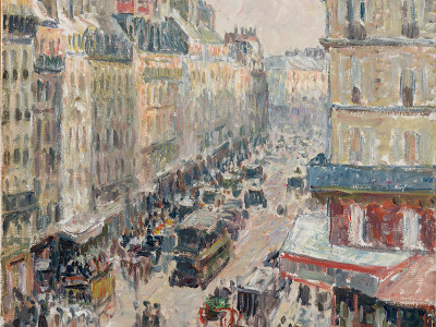 Camille Pissaro, Rue Saint-Lazare, Paris