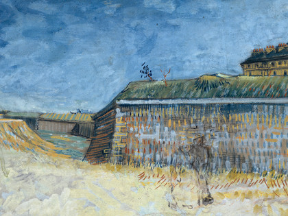 Vincent Van Gogh, The Fortifications of Paris with Houses (detail)