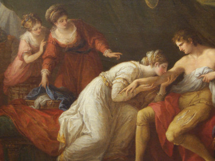 Angelica Kauffman, Eleanora Sucking the Venom out of the Wound of Her Husband, King Edward I (detail)