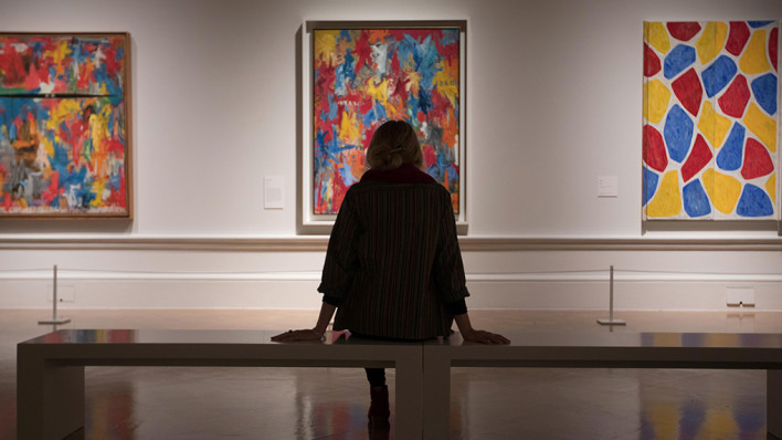 Installation view of Jasper Johns: 'Something Resembling Truth'