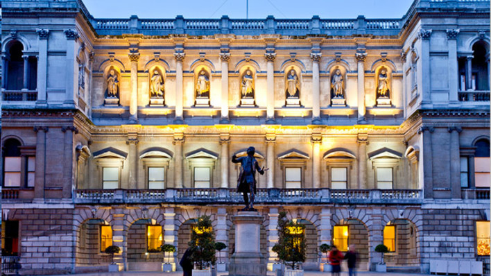 Burlington House at dusk