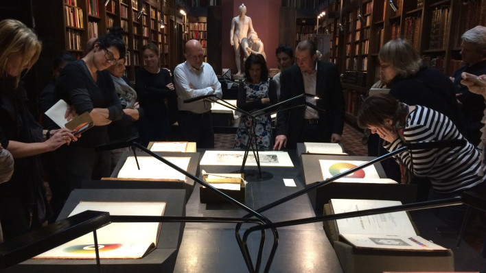 A visit to the Royal Academy of Arts Library led by Adam Waterton, Head of Library Services