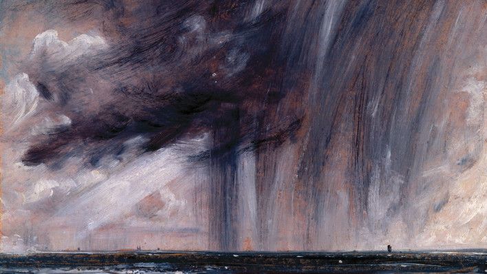 John Constable, R.A., Rainstorm over the Sea
