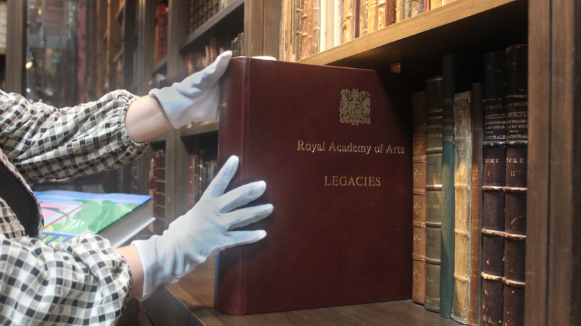 The Legacy Book in the RA Library