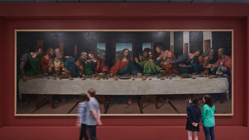The Royal Academy Collection Gallery, featuring the Last Supper