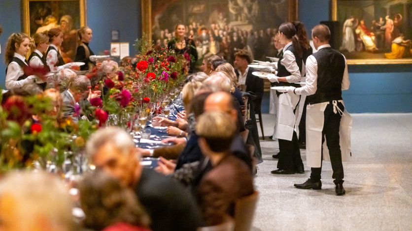 A dinner in the Collection Gallery