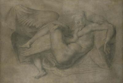 Rosso Fiorentino (attrib.) (1494-1540), Leda and the swan