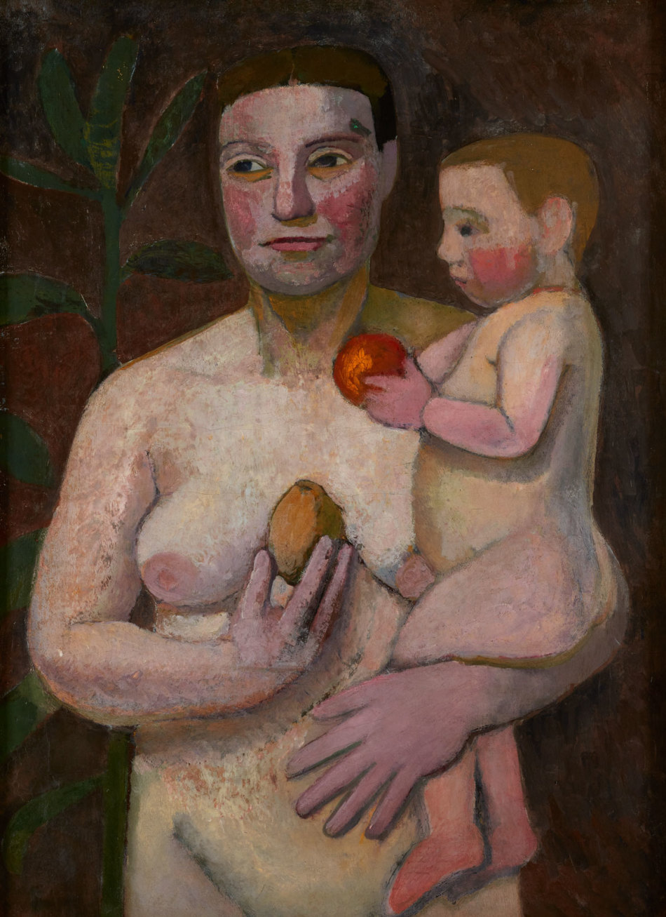 Paula Modersohn-Becker, Mother with Child on her Arm, Nude II