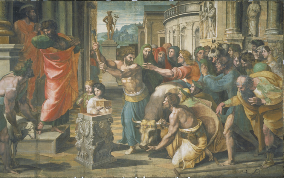 Raphael, The Sacrifice at Lystra