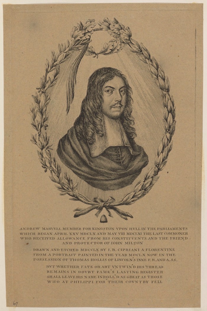 Giovanni Battista Cipriani RA, Andrew Marvell