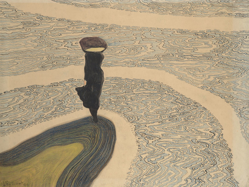 Léon Spilliaert, Woman at the Shoreline