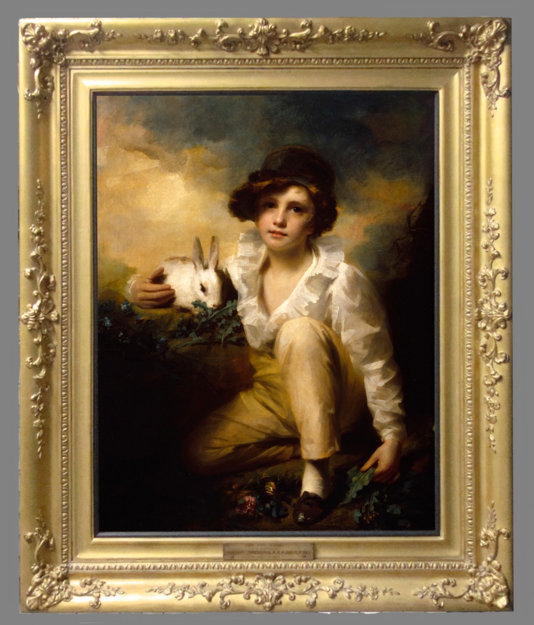 Boy And Rabbit Works Of Art Ra Collection Royal Academy Of Arts