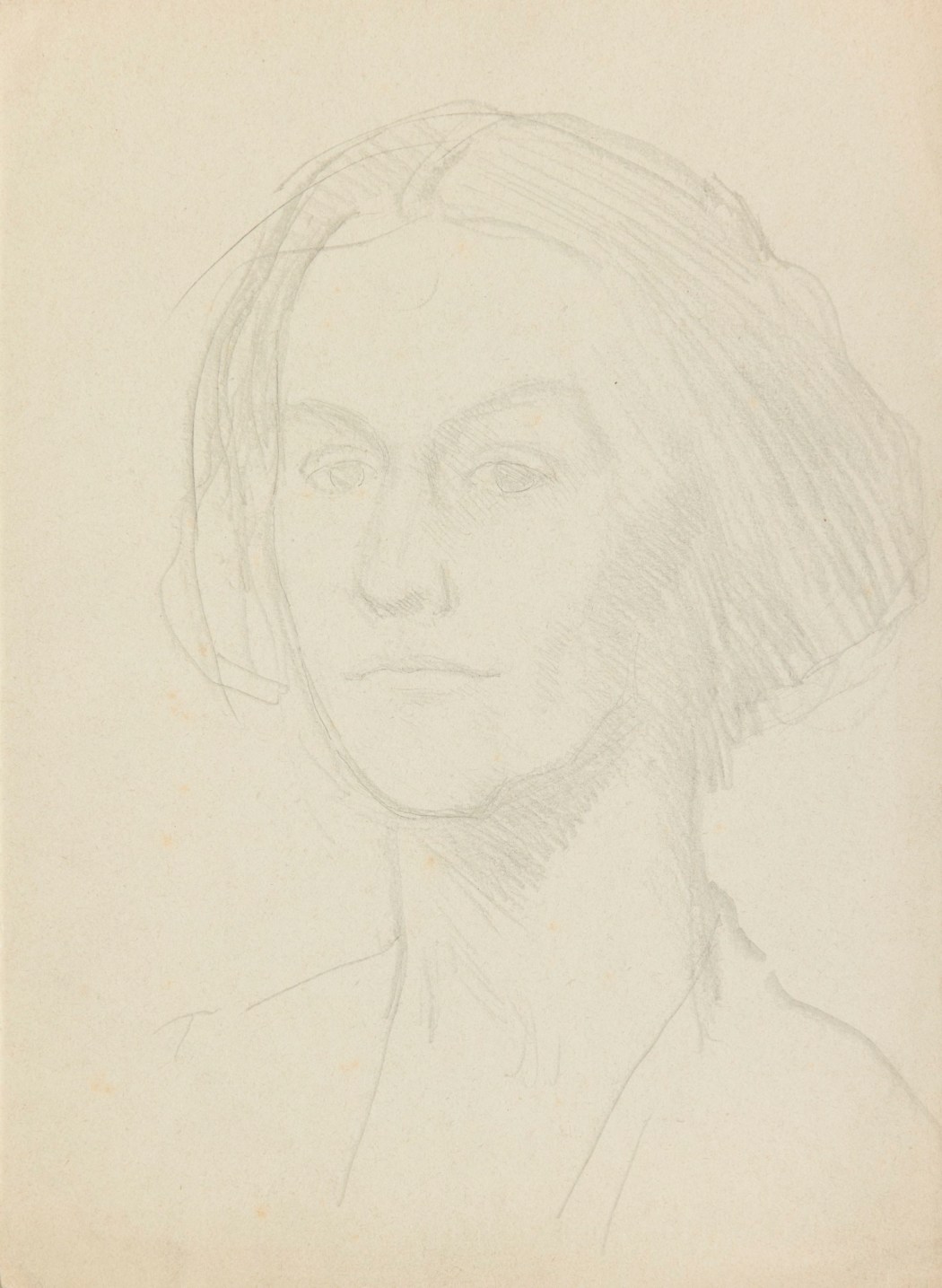 Sketch of the head of a young woman, possibly one of the daughters of Sarah  Siddons | Lawrence, Thomas Sir, PRA | V&A Explore The Collections
