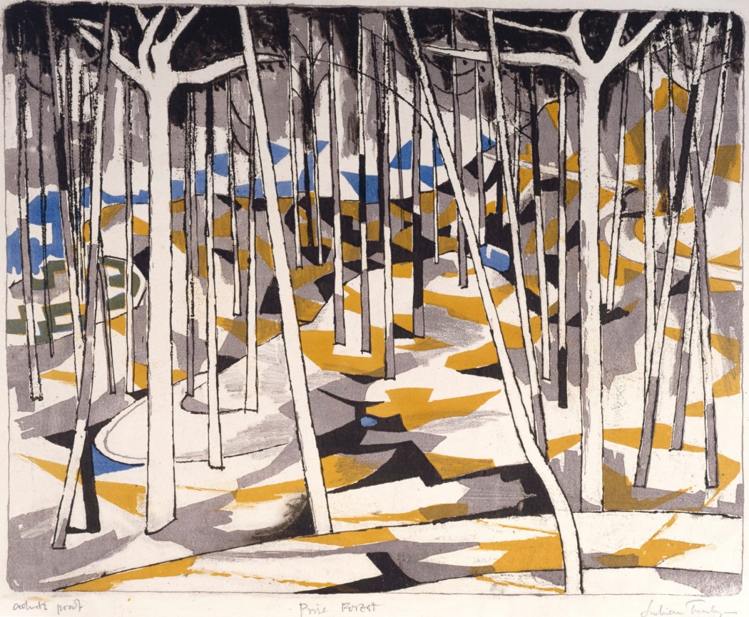 絵画 Julian Trevelyan Aigues Mortes Julian Trevelyan, Gravesend, 51/75, Signed, Etching, British Art