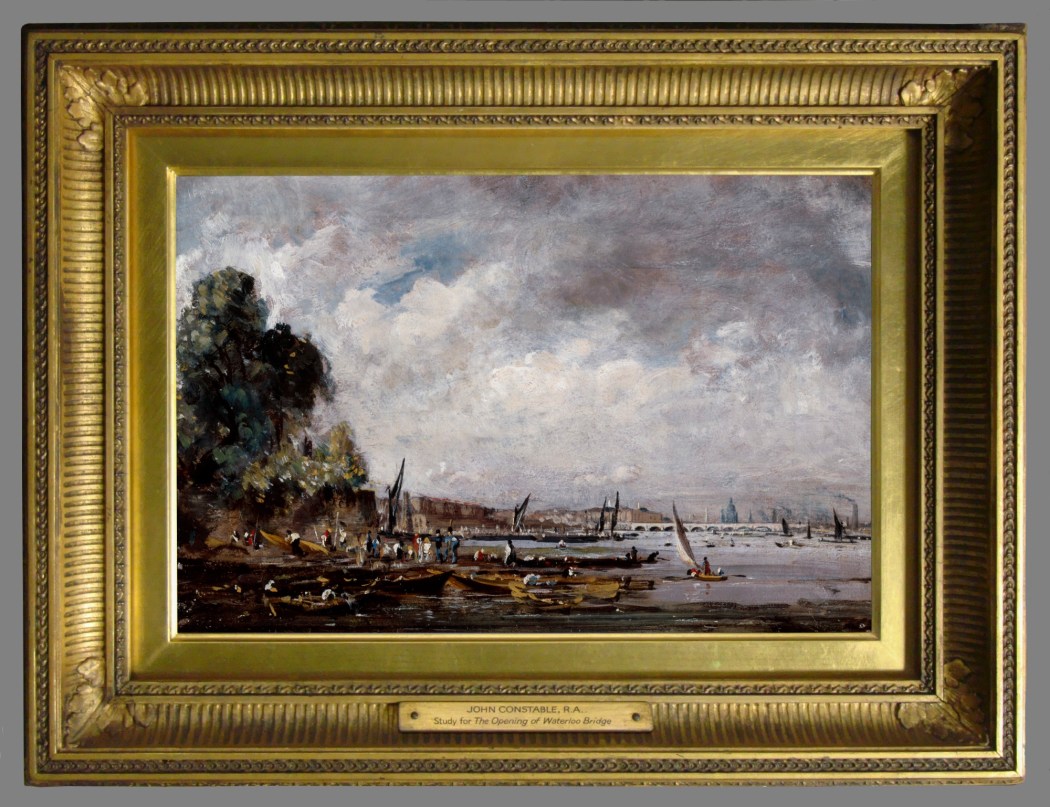 Waterloo Bridge From The Left Bank Of The Thames Works Of Art