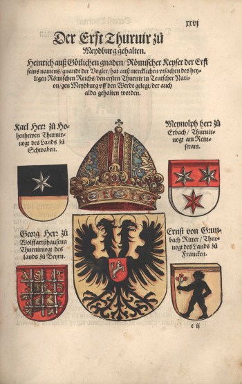 Prince Johann II Count Palatine, &#39;Der Erst Thurnir zü Meydburg gehalten&#39;