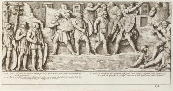 Pietro Santi Bartoli, Plate 84: Dacians presiding their camps