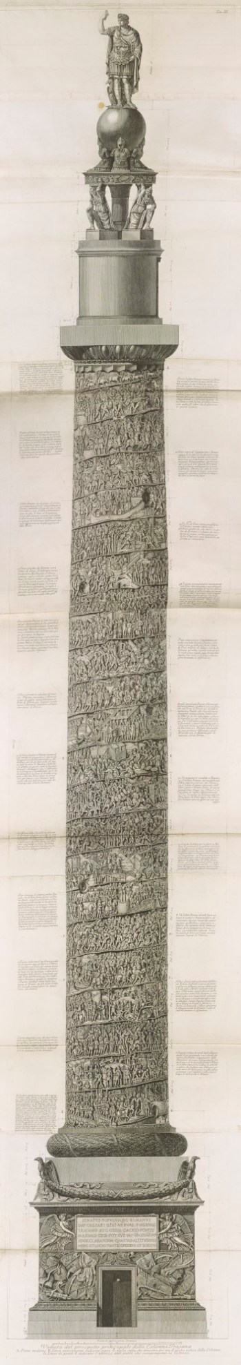 Trofeo O Sia Magnifica Colonna Coclide Di Marmo Composta Di Grossi