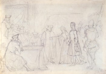 Sir John Everett Millais Bt. PRA, A Scene from Othello