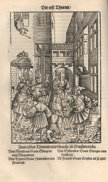 Prince Johann II Count Palatine, Ceremony during the Tournament at Magdeburg