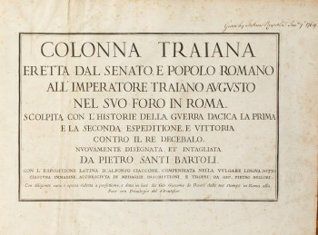 Pietro Santi Bartoli, Colonna Traiana