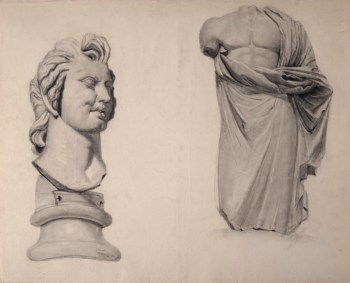 Sir John Everett Millais Bt. PRA, Drawings of antique statues in the British Museum collection