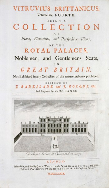 John Rocque, Vitruvius Brittanicus, Volume the Fourth.