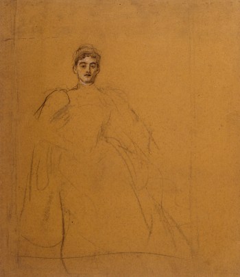 Sir John Everett Millais Bt. PRA, Study for the portrait of Candida, Marchioness of Tweeddale