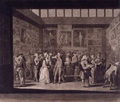 Richard Earlom, The Exhibition at the Royal Academy in Pall Mall in 1771