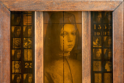Joseph Cornell, Untitled (Pinturicchio Boy) (detail)