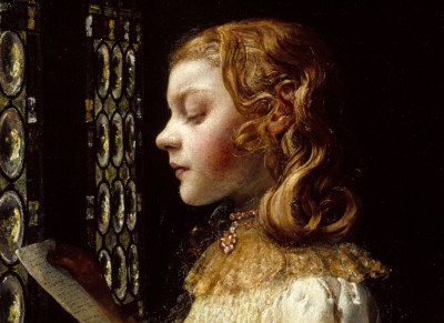 Annie Swynnerton ARA , The Letter (detail)