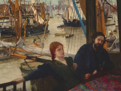 James Abbott McNeill Whistler, Wapping (detail)
